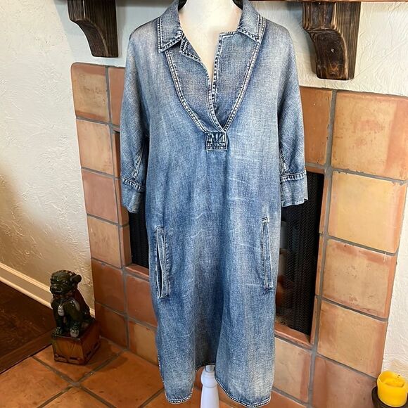 AG Jeans Women's Blue Amanda Dress, size M/L! - Picture 1 of 10